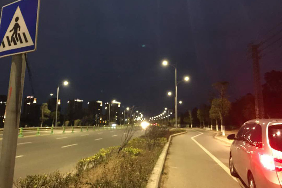 Street lighting Highway，Lian jiang，Fuzhou，China（K-COB SLA 100w） (2)