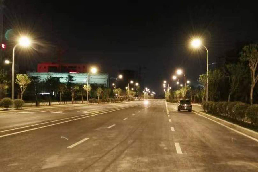 Street lighting Meiwu Rd,Cangshan district,Fuzhou, China (2)