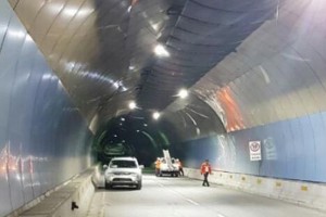 Tunnel lighting Retrofitting project,Dominican Republic(KCOB-TLA100w) (7)