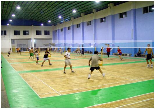 badminton court lighting