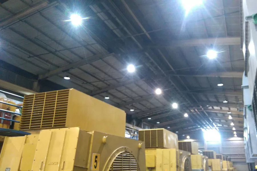 Industrial lighting Machine workshop，Rio de Janeiro Brazil（K-COB HBA-150w） 2