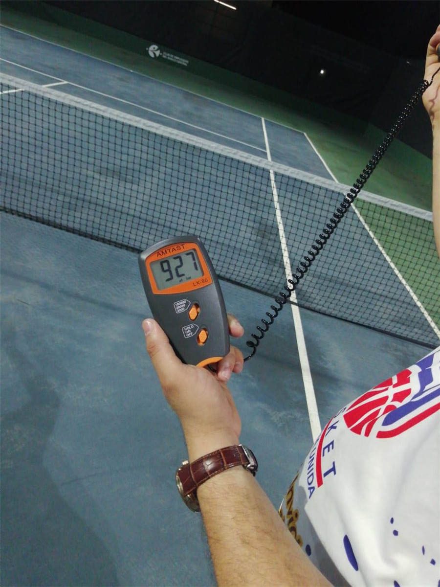 Sports lighting Outdoor badminton court，Mexico（KCOB-HMA 300w 18pcs） 4