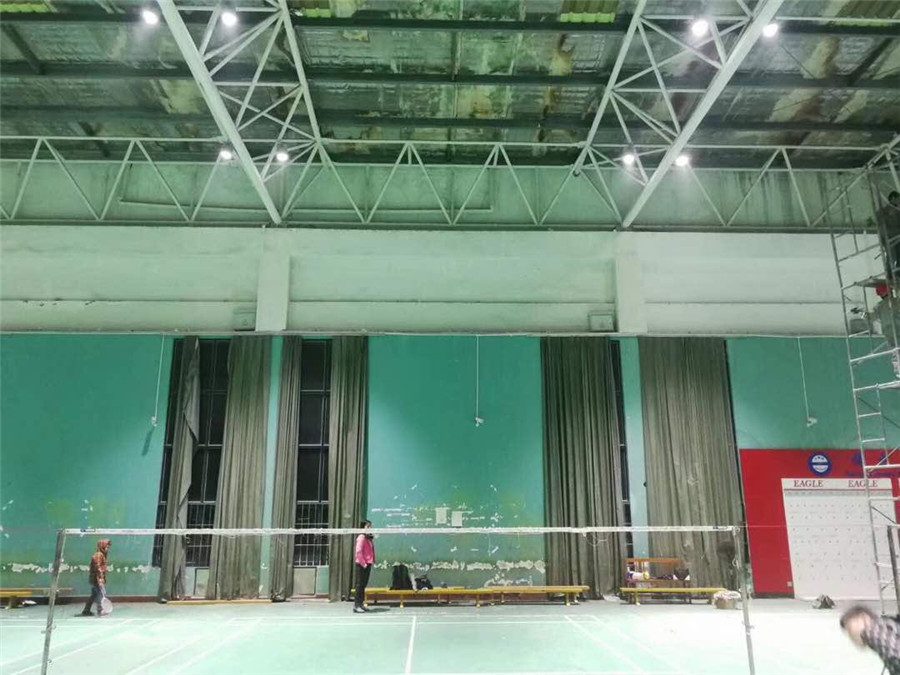 Stadium lighting Badminton court，Fuzhou normal Univ，China（KCOB-DLA 100w） 3