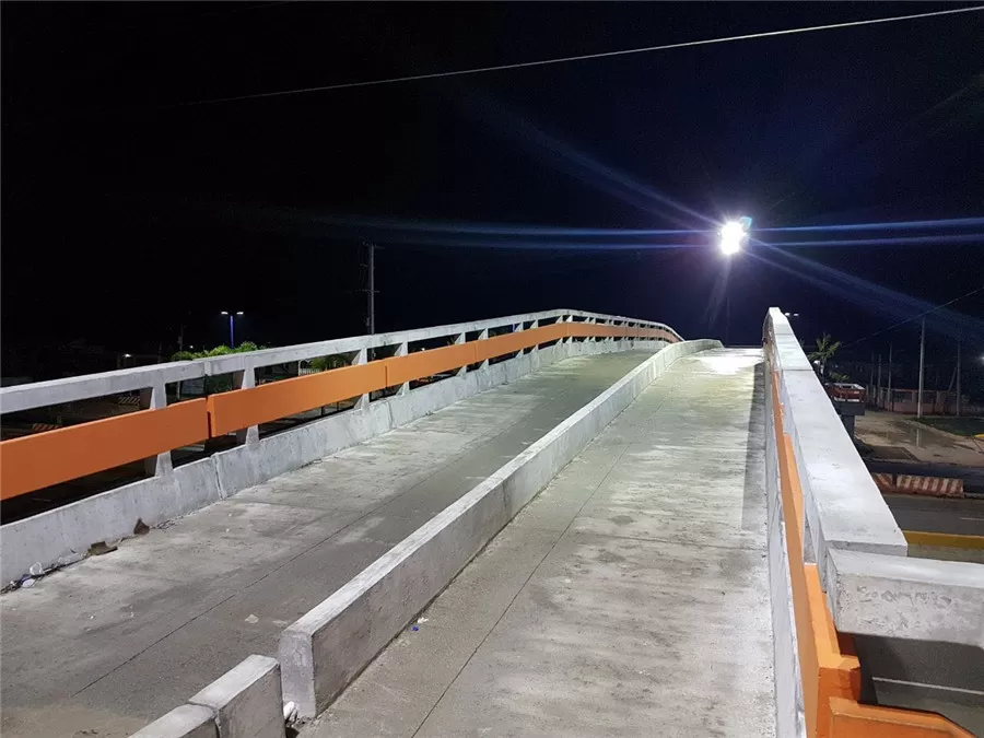 High mast lighting Motor bridge，Santo Domingo Dominica Republic （K-COB HMA300 8pcs） 3