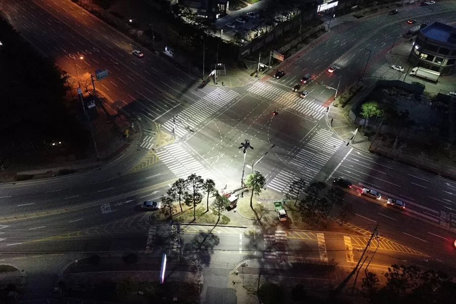 Cheonggol intersection, Korea
