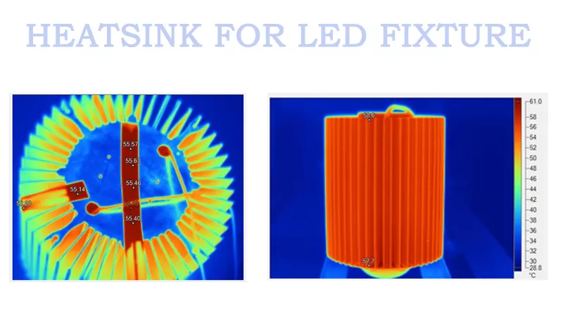 Comparison of 5 kinds of HEAT SINK for LED lighting fixtures