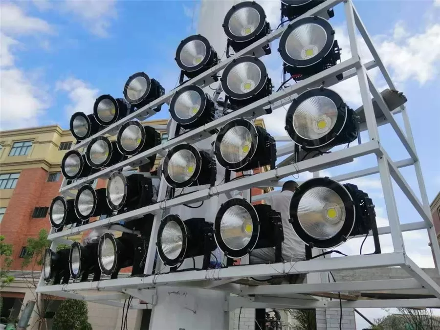 High mast lighting Playground, Rongqiao middle school,Fuzhou,China(KCOB-HMA300) 2