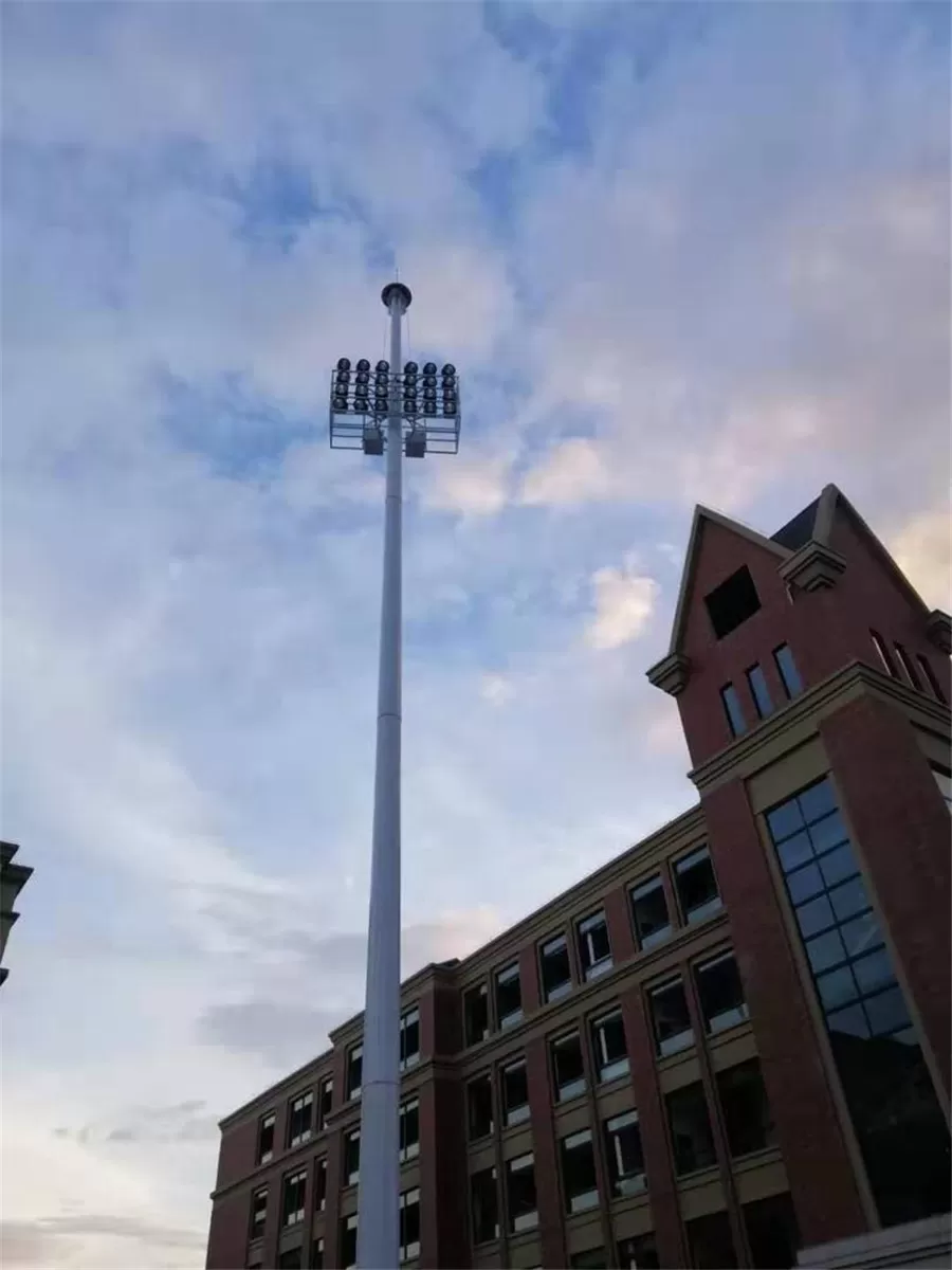 High mast lighting Playground, Rongqiao middle school,Fuzhou,China(KCOB-HMA300)