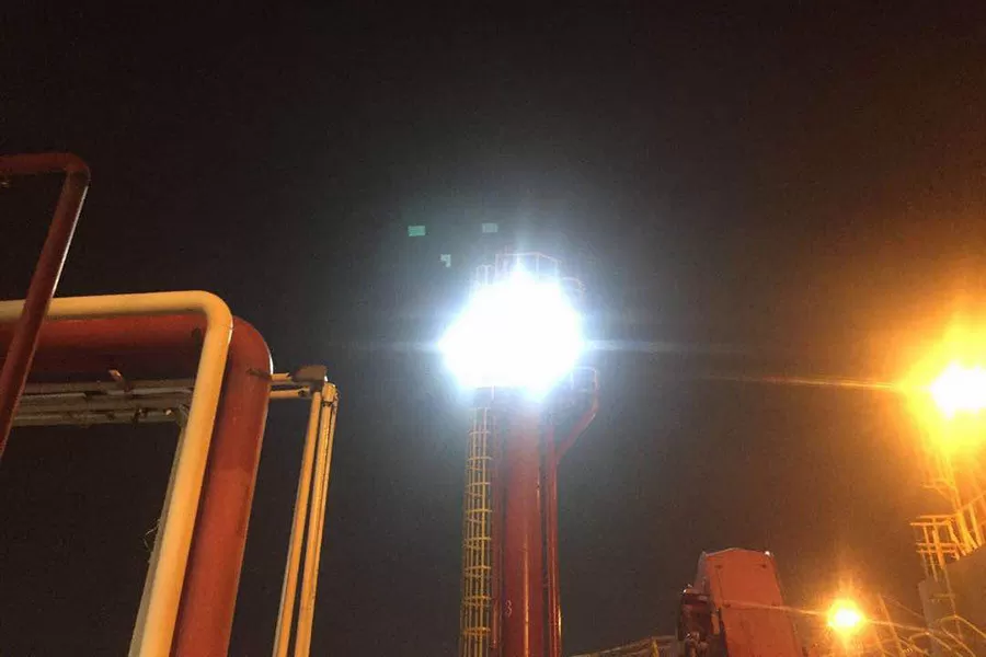 High mast lighting Port,Ningbo city,China(KCOB-HMA 500w 36pcs)