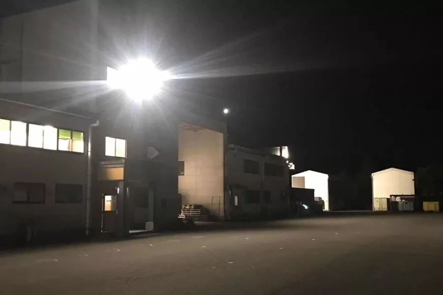 Industrial lighting Factory park,Tokyo ,Japan (KCOB-FLA100w 24pcs)