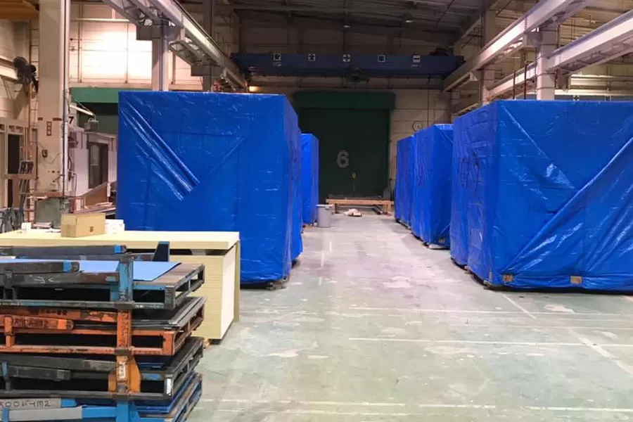 Industrial lighting Paper workshop,Tokyo,Japan (KCOB-HBA 150w 90pcs) 4