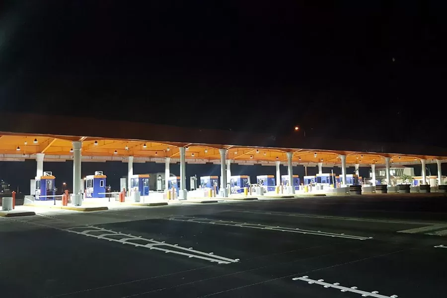 Industrial lighting Toll plaza, Mexico(K-COB HBA 150w) 4