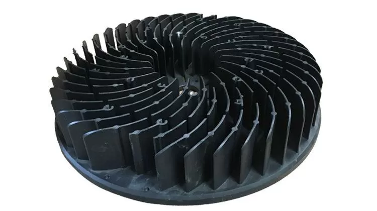 Die-cast aluminum heat sink