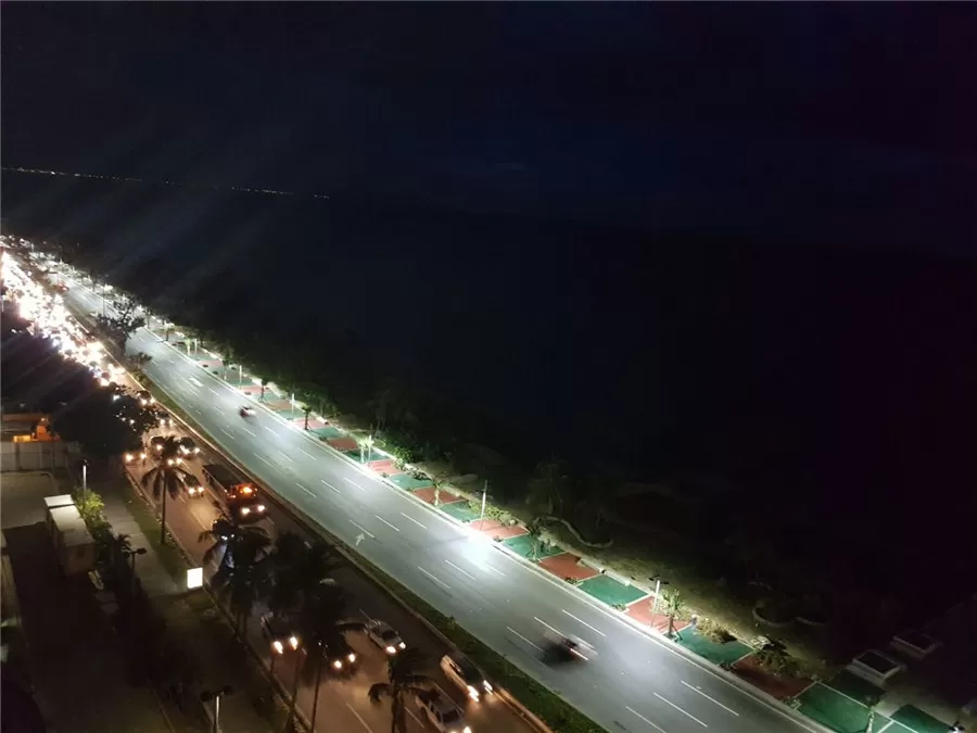 Street lighting Seaside highway,Santo domingo, Dominican Republic 2