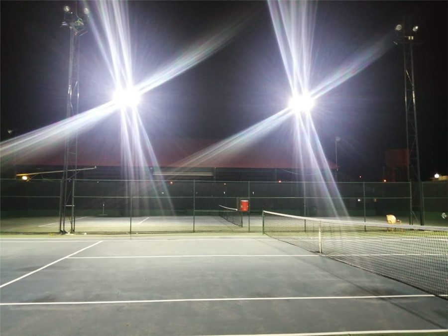 Sports lighting Outdoor badminton court，Mexico（KCOB-HMA 300w 18pcs） 2