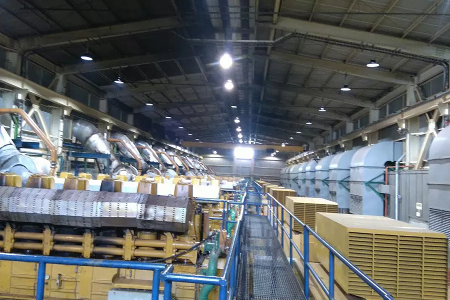 Industrial lighting Machine workshop，Rio de Janeiro Brazil（K-COB HBA-150w）