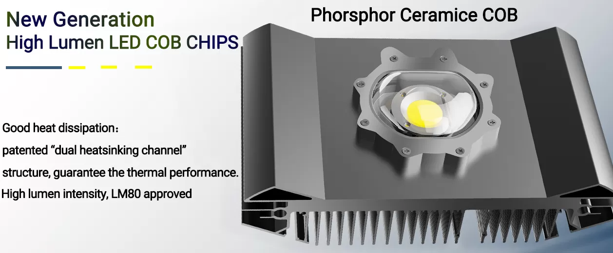 KCOB STREET LIGHTING USE NEW GENERATION HIGH LUMEN LED COB CHIPS