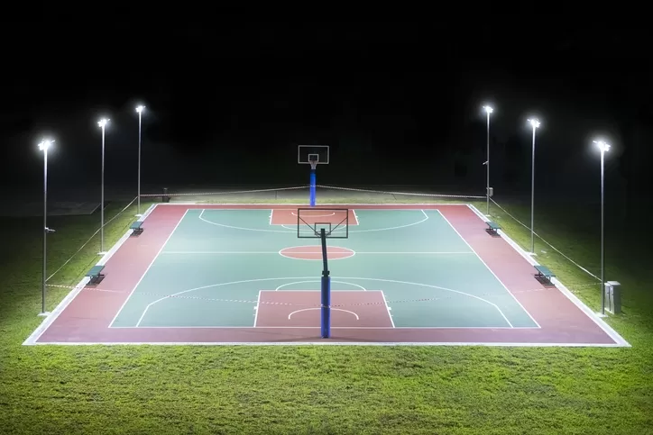 Outdoor Basketball Court Lighting