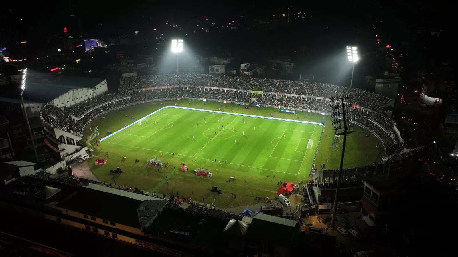 Bright White LED Flood Lights Shine at Big Show Sports Complex