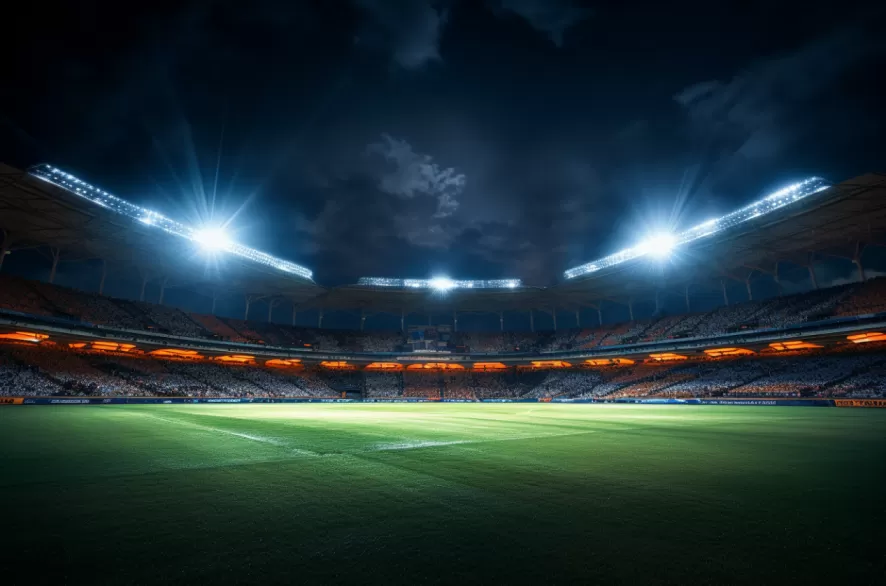 cricket stadium lights