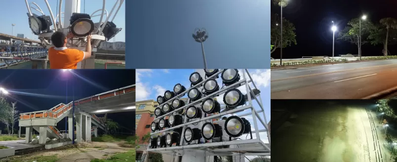 high mast light price