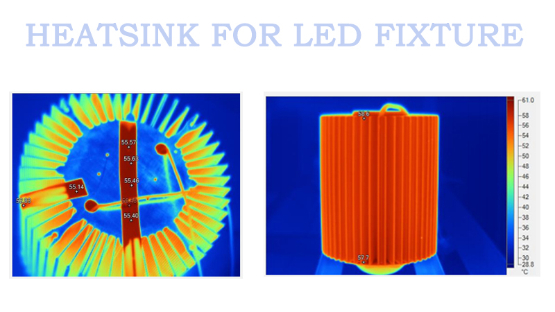 Comparison of 5 kinds of HEAT SINK for LED lighting fixtures