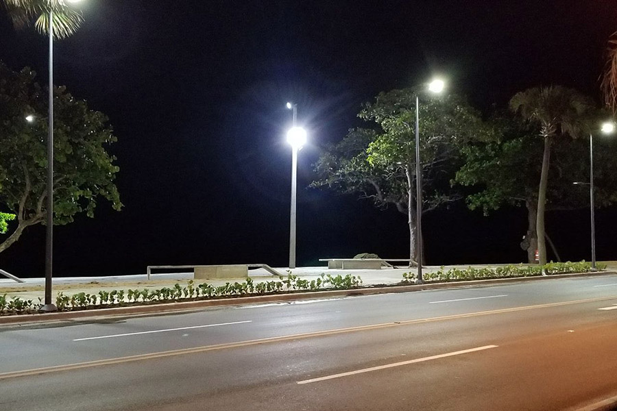 High mast lighting Seaside park,Santo domigo.Dominican Republic(KCOB-HM ( (3)