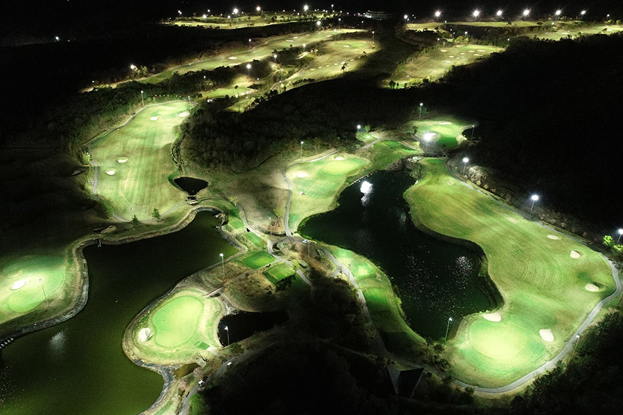 Sports Lighting Ocean Hills Yeongcheon Golf Resort, Korea