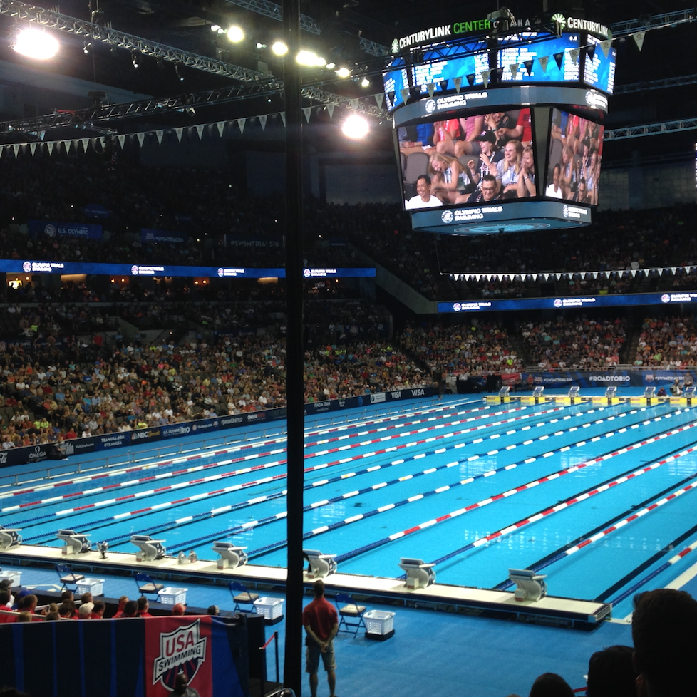 LCM, long course meters, long course pool, olympic size pool, olympic trials swimming
