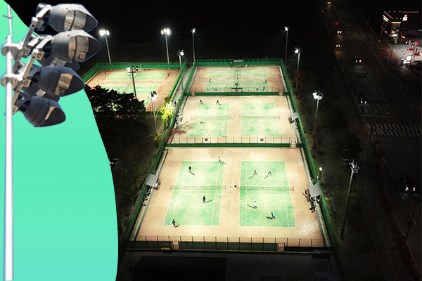 Sejong City Water Quality Restoration Center – Tennis Court Lighting Installation Case
